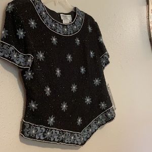 NWT Adrianna Papell Formal Top w/Embellishments